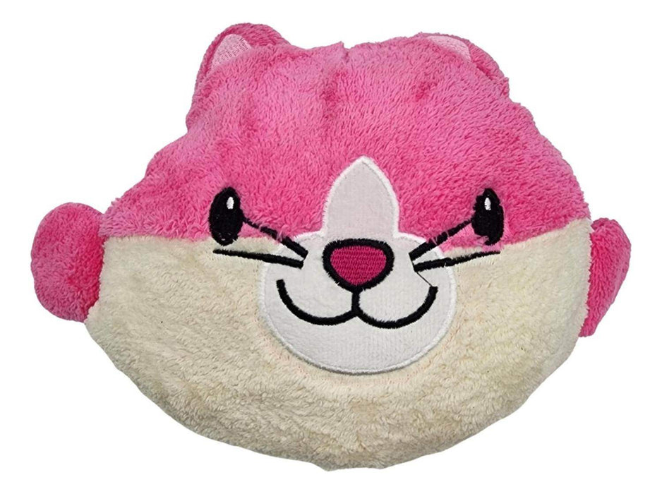 Poleron Con Capucha Para Niñas Invierno Polar Peluche Gato Rosado - Fliperex