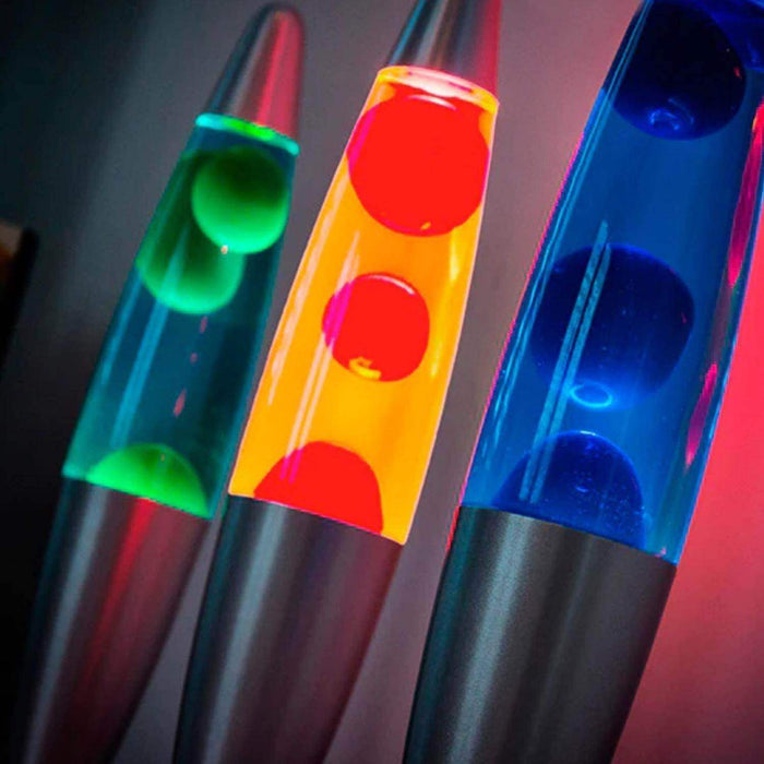 Lampara De Lava Lampara Liquida Agua Transparente 40 Cm - Fliperex