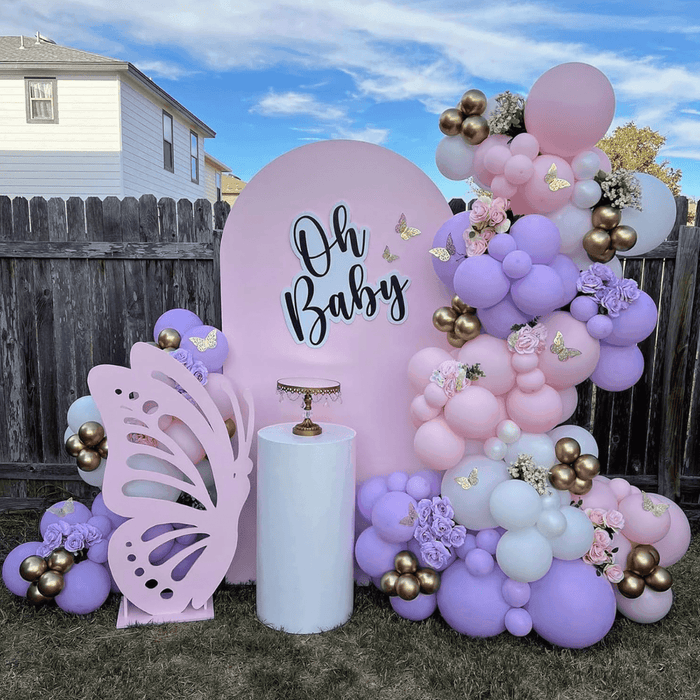 Globos Morado Claro Macaron 10 Unidades Tamaño 25 Cm Fiesta - Fliperex