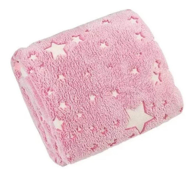 Mantita Luminosa Sherpa Brilla En La Oscuridad Infantil - Fliperex