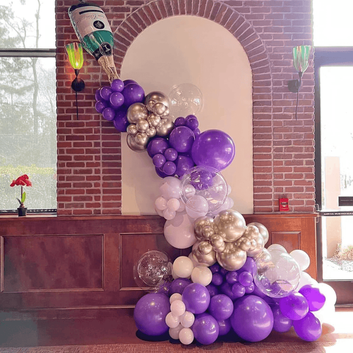 Globos Color Morado 50 Unidades Tamaño R12 - Fliperex