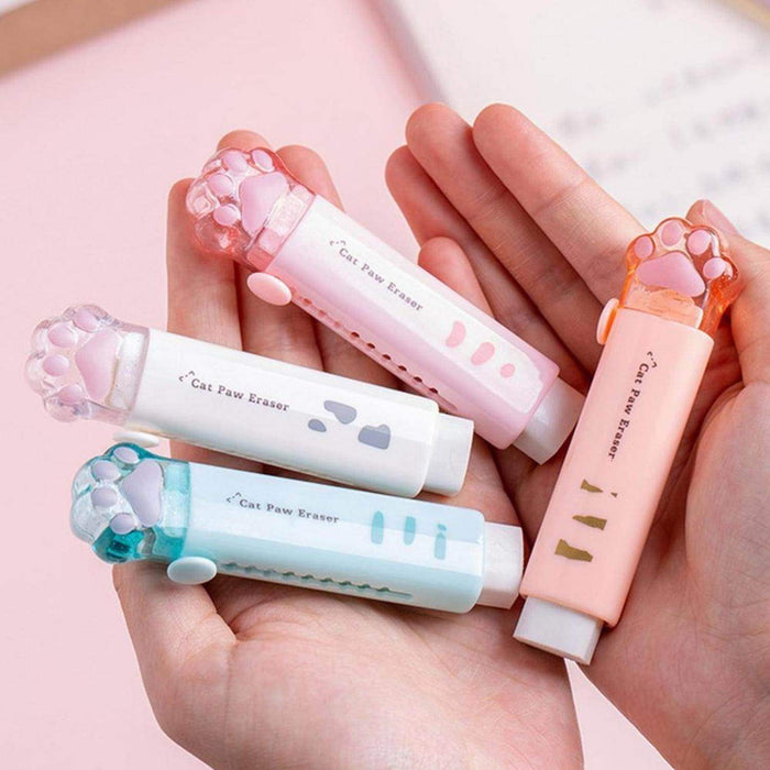 Goma De Borrar En Barra Diseño Patita De Gatito Kawaii Cute - Fliperex