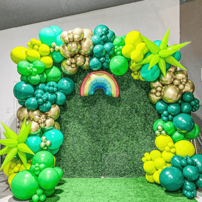 Globos Color Verde Oscuro 100 Unidades Tamaño 25 Cm - Fliperex