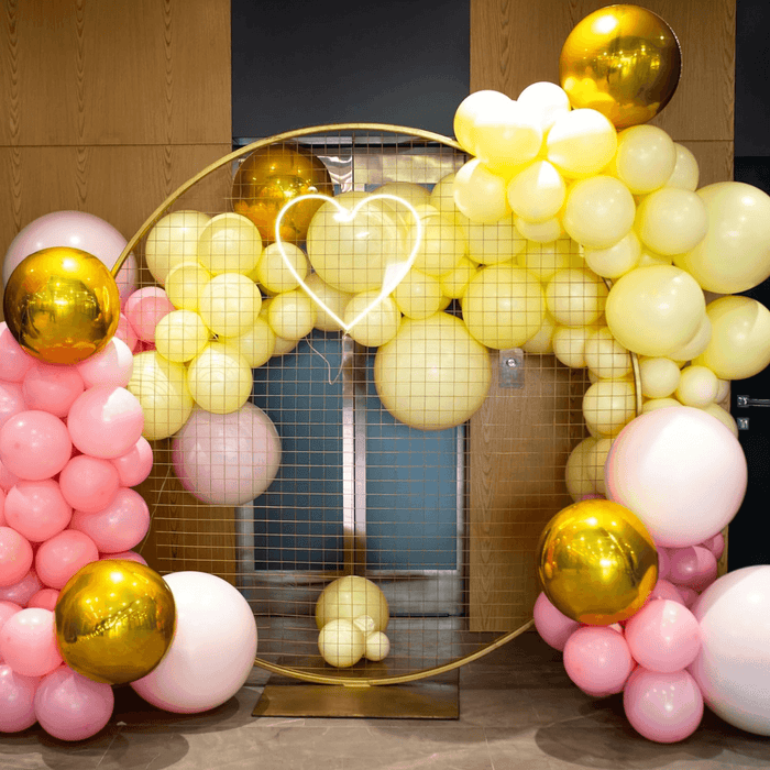 Globos Amarillo Macaron 10 Unidades Tamaño 25 Cm Fiesta - Fliperex