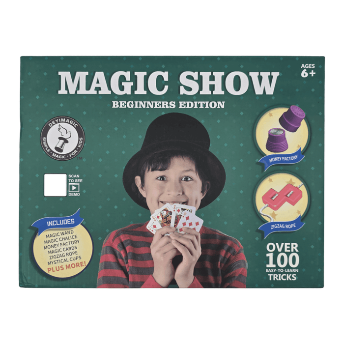Set Juego De Magia Magic 100 Trucos De Mago Con Varita Niños - Fliperex