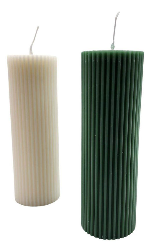 Vela Aromática Perfumada Acanalada Para Decoración Hogar - Fliperex