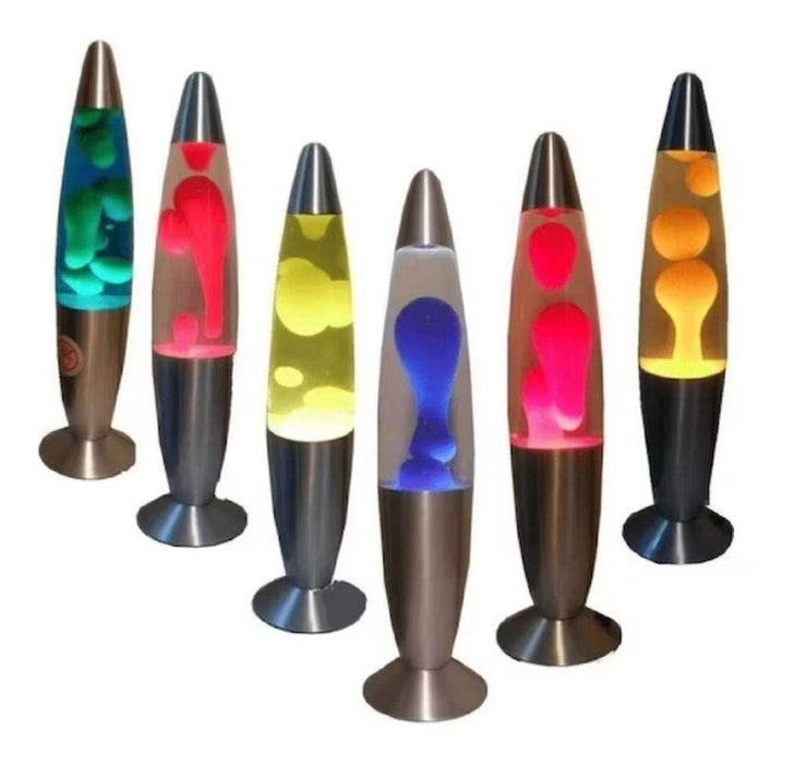 Lampara De Lava Lampara Liquida Agua Transparente 40 Cm - Fliperex