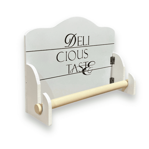 Dispensador Porta Rollo De Toalla Nova Cocina Vintage Blanco - Fliperex