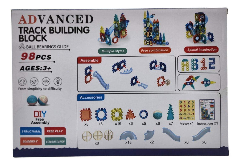 Set De Construccion Tobogan Carrera De Bolitas 98 Piezas - Fliperex