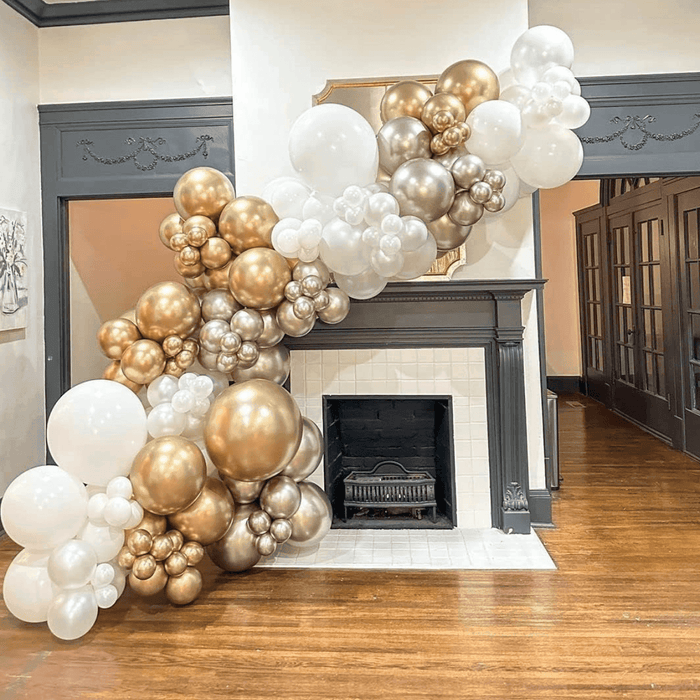 Globos 50 Unidades Color Dorado Tamaño 30 Cm - Fliperex