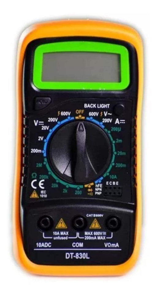 Multitester Digital Amperímetro Voltímetro Multímetro - Fliperex