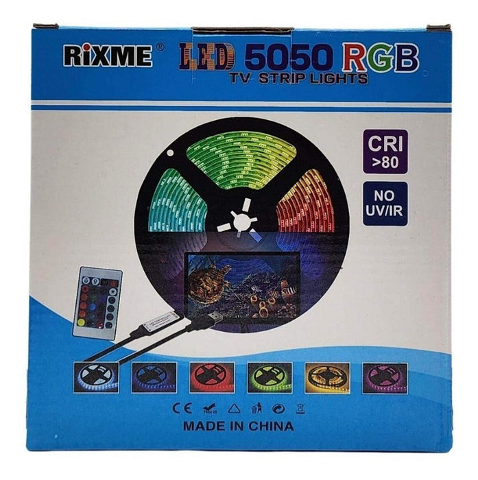 Cinta Tira Led Rgb Bluetooth 5 Metros 5050 Control - Fliperex