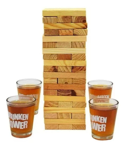 Juego De Shots Drunken Tower Juego De Mesa Para Fiestas - Fliperex