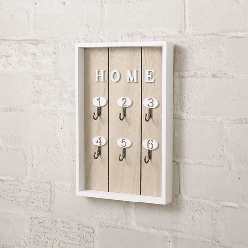 Porta Llave De Madera Cuadro Colgador Decorativo Para Llaves - Fliperex