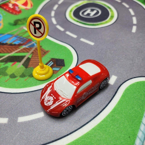 Juego Alfombra Para Niños Parking Garage Para Autitos - Fliperex