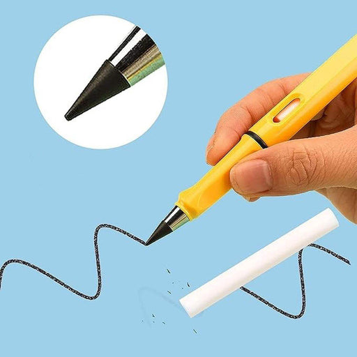 Set 4 Lapices Mina Infinito Eterno Con Goma Lapiz Magico - Fliperex