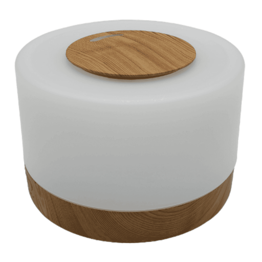 Humidificador Lampara Led Usb De Aromas Diseño Madera - Fliperex