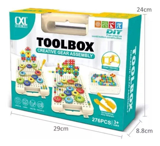 Juego De Mesa Engranajes Circuitos Bloques Educativo - Fliperex