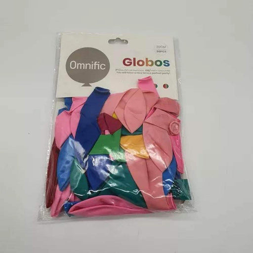 Globos 50 Unidades Color Multicolor Tamaño 30 Cm - Fliperex