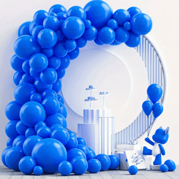 Globos Color Azul 50 Unidades Tamaño R12 - Fliperex