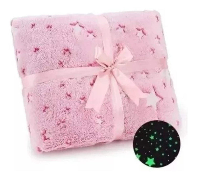 Mantita Luminosa Sherpa Brilla En La Oscuridad Infantil - Fliperex