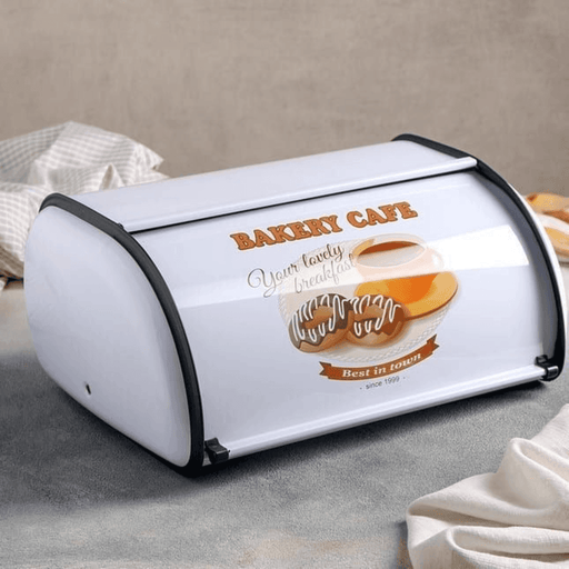 Panera Metálica Vintage Retro Acero Inoxidable Brillante - Fliperex