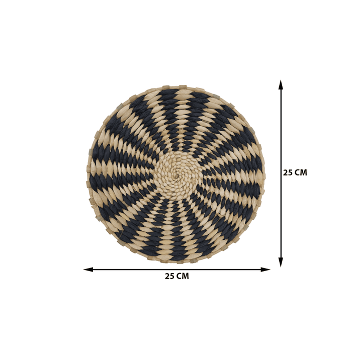 Circulo Decoración De Mimbre Para Pared Casa Terraza Mediano - Fliperex