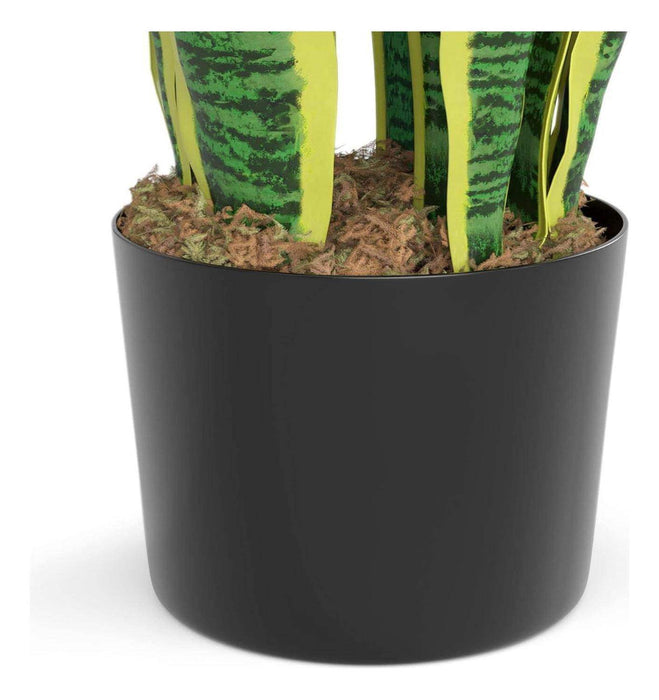 Planta Artificial Lengua De Suegra Planta Sansevieria Flores - Fliperex