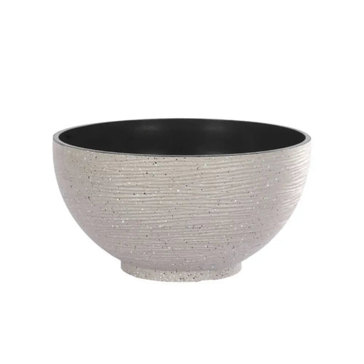 Macetero Plastico Semi Esfera Premium Diseño a Rayas S - Fliperex