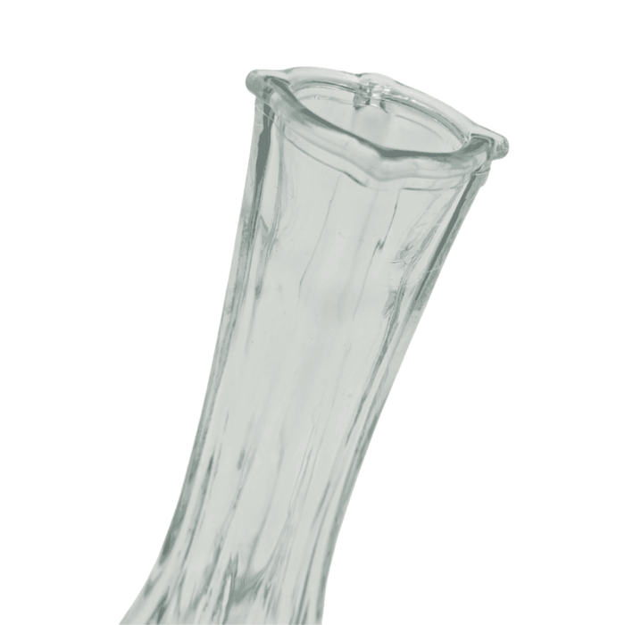Florero Decorativo De Vidrio Cristal Pequeño Transparente - Fliperex