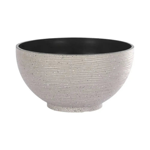 Macetero Plastico Semi Esfera Premium Diseño a Rayas M - Fliperex