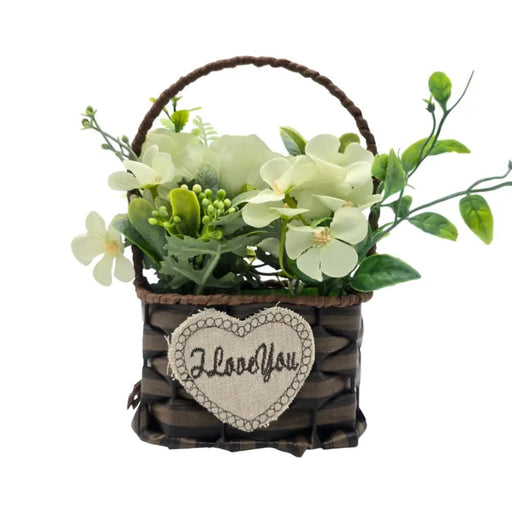 Planta Artificial Canastito Macetero Cordel Ovalado Deco - Fliperex