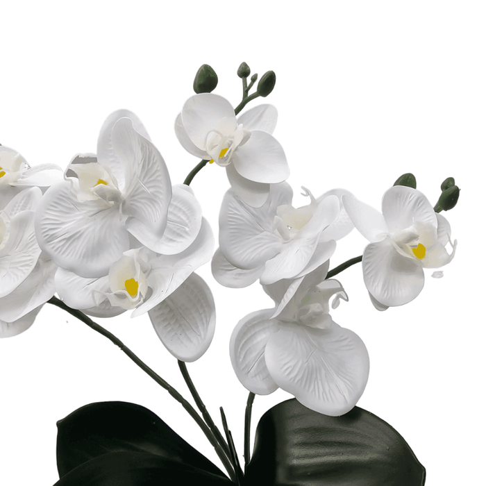 Planta Artificial Orquidea Decorativa Macetero De Ceramica M - Fliperex