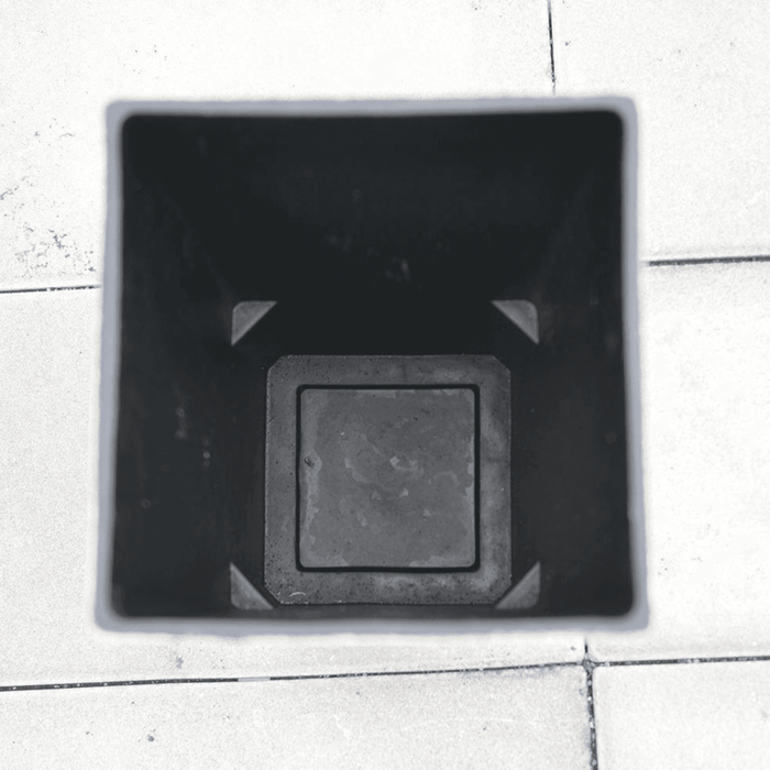 Macetero Plastico Alargado Premium Base Cuadrada Conica - Fliperex