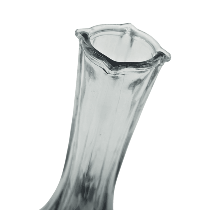 Set 3 Floreros Decorativos De Vidrio Pequeño Tonalidad Humo - Fliperex