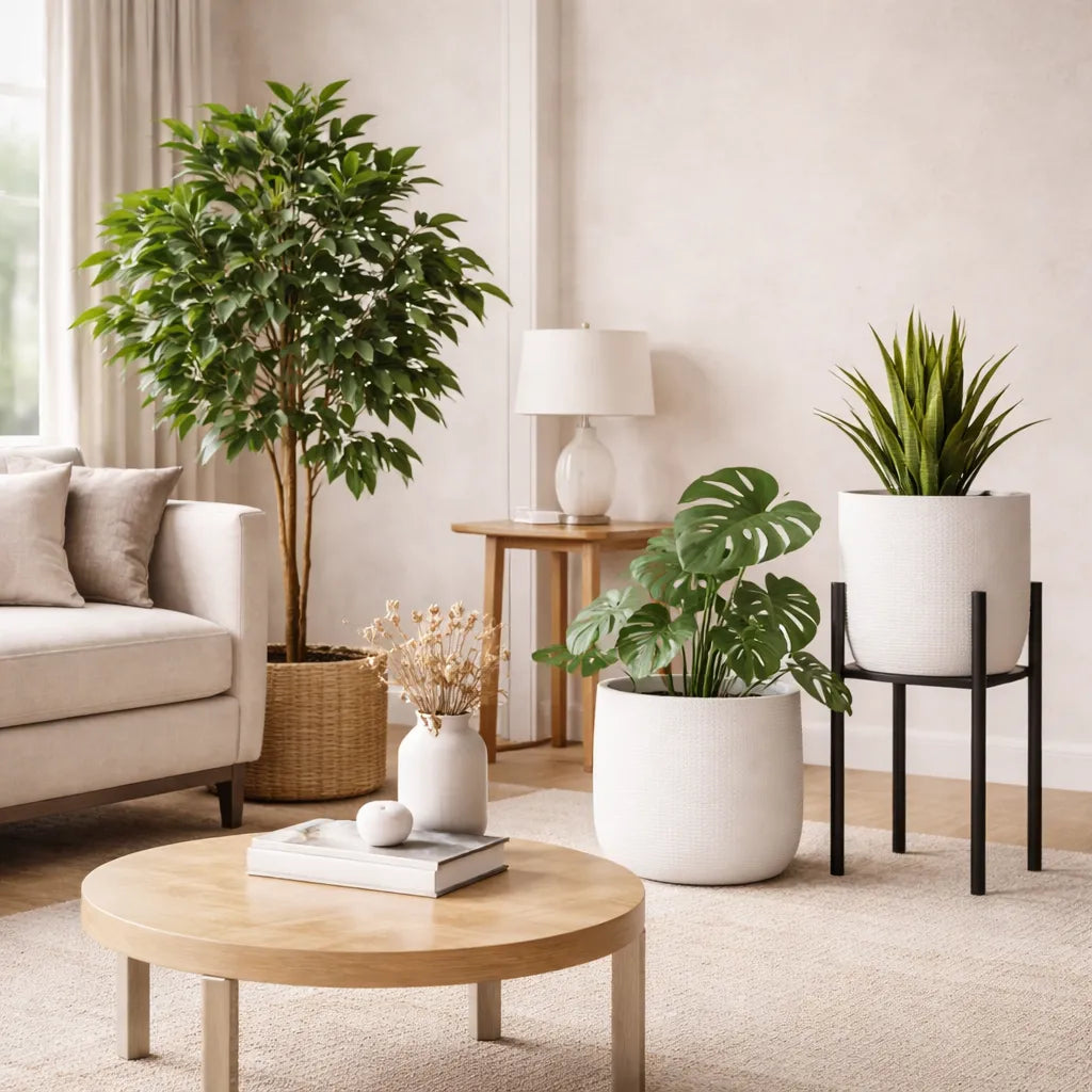 Plantas artificiales para living: cómo elegir modelos realistas
