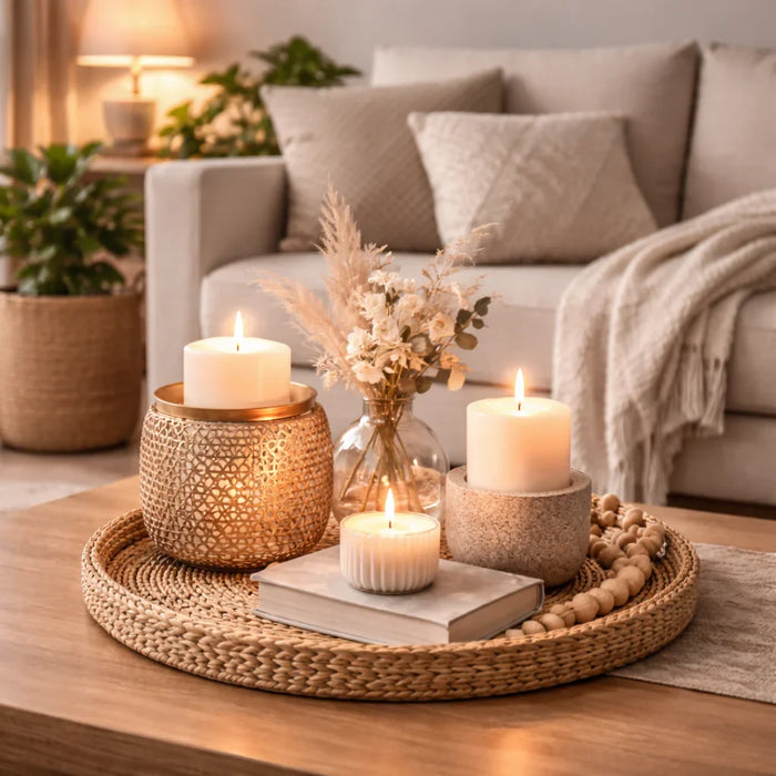 Velas y portavelas: cómo crear ambientes cálidos en invierno