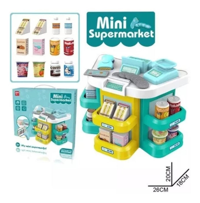 Set Juguete Supermercado Niño 31 Piezas