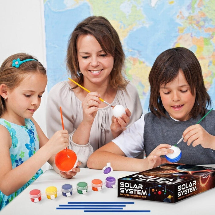 Kit Sistema Solar Modelo Tipo Maqueta Para Niños