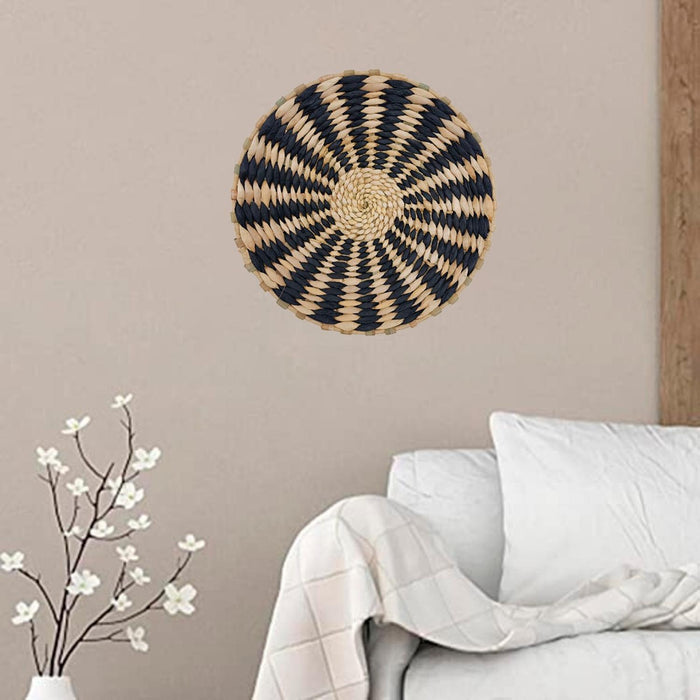 Circulo Decoración De Mimbre Para Pared Casa Terraza Mediano