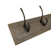 Perchero De Pared Colgador Vintage 5 Ganchos Dobles Café - Fliperex