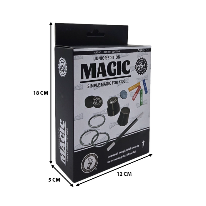 Set Juego De Magia Magic 25 Trucos De Mago Con Varita Niños