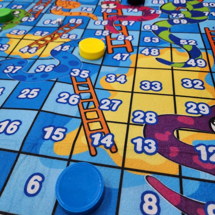 Juego De Mesa 2 En 1 Ludo Y Serpientes Y Escaleras Familiar