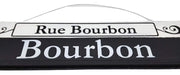 Cartel Letrero Metálico Vintage Bourbon Adorno Para Pared - Fliperex