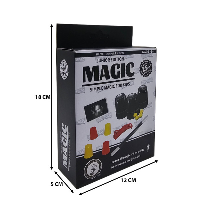 Set Juego De Magia Magic 25 Trucos De Mago Con Varita Niños