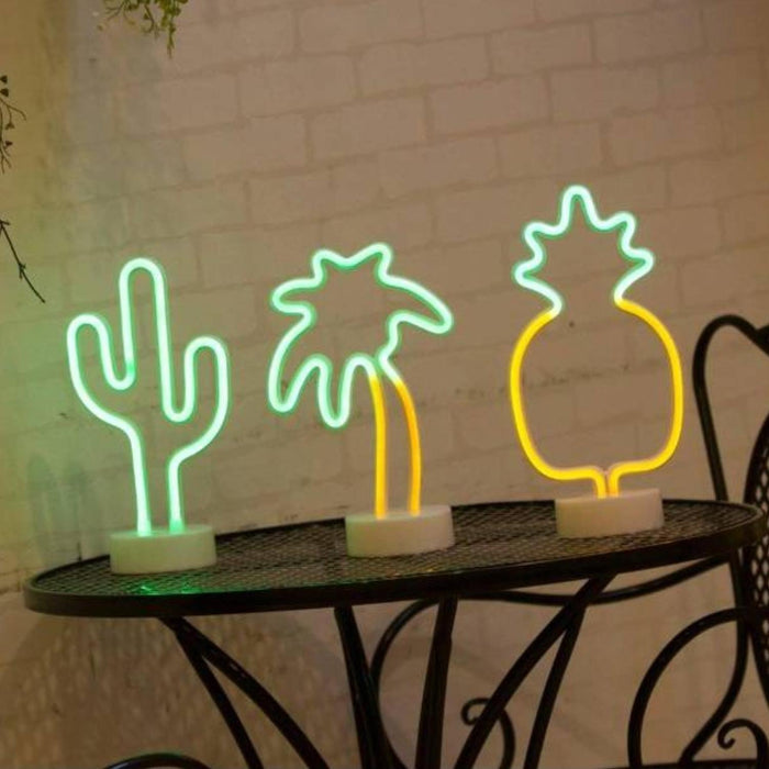 Lampara Neón Led Flamenco Decoración Todo Ambiente Hogar