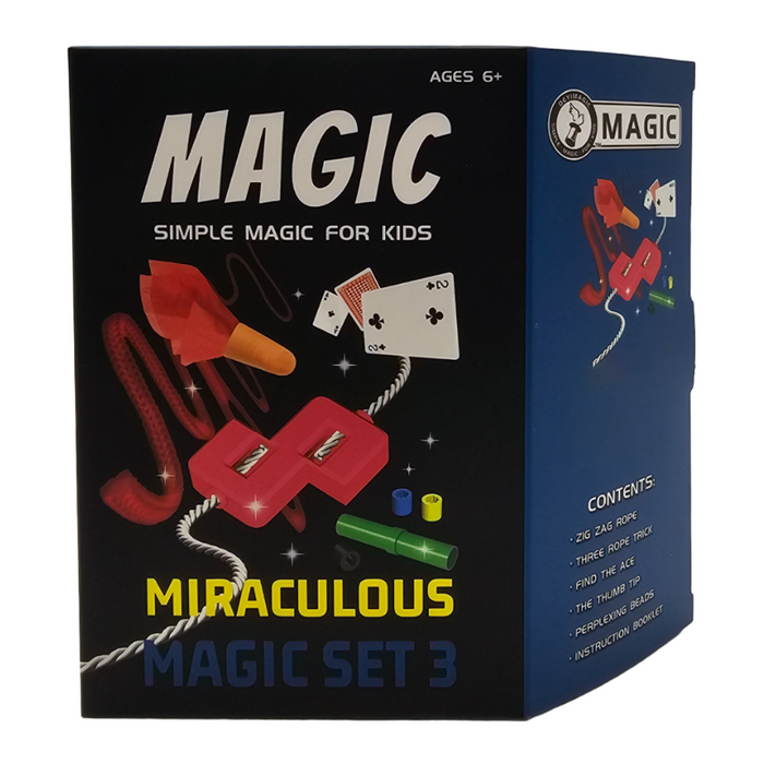 Set Juego De Magia y Trucos Clásico Para Niño Adulto Azul