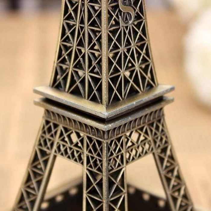 Pack 2 Adorno Torre Eiffel Paris Francia Metalica Decorativa