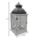 Farol Calentador De Vela Costero De Madera Blanca Vintage S - Fliperex