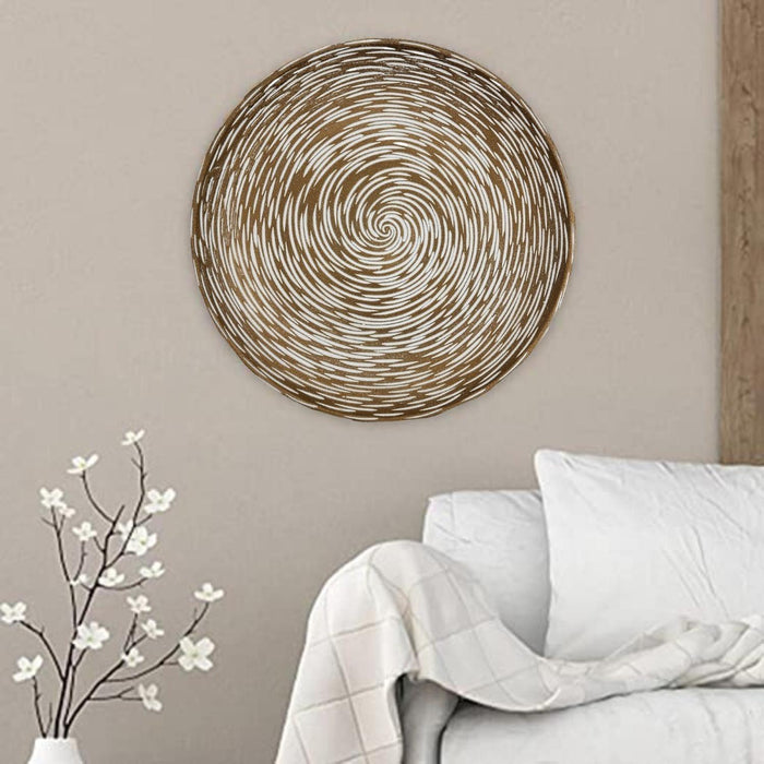 Circulo Decoración De Madera Para Pared Casa Terraza